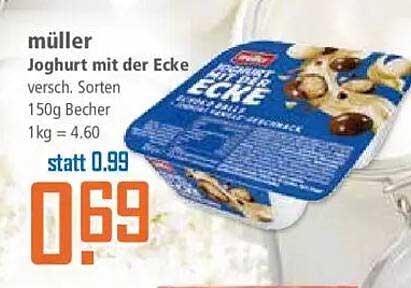 Müller Joghurt mit der Ecke 150g Becher
