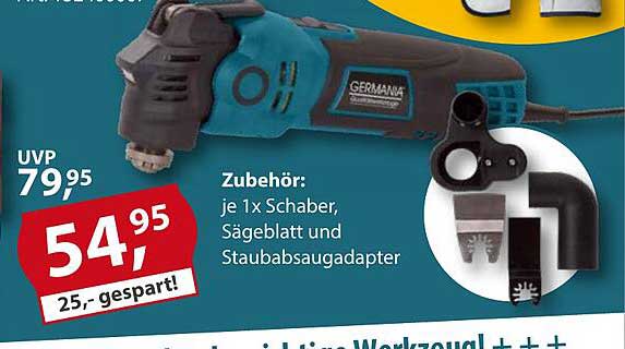 Multifunktionales Werkzeugset von Germania - jetzt zum Sonderpreis!