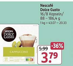 Nescafé Dolce Gusto Cappuccino 16/8 Kapseln