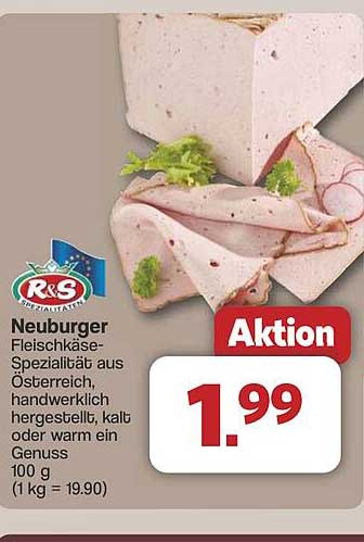 Neuburger Fleischkäse-Spezialität aus Österreich