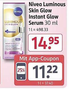Nivea Luminous Skin Glow Instant Glow Serum 30 ml