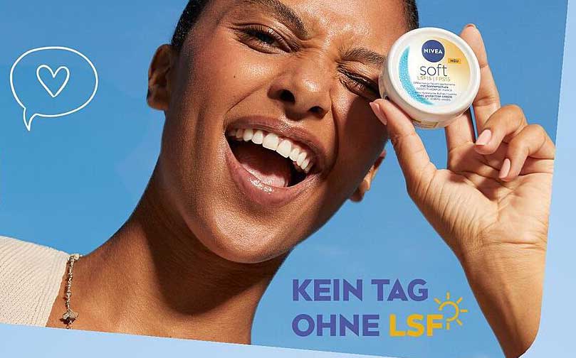 NIVEA Soft Sensitiv - Pflegecreme mit LSF