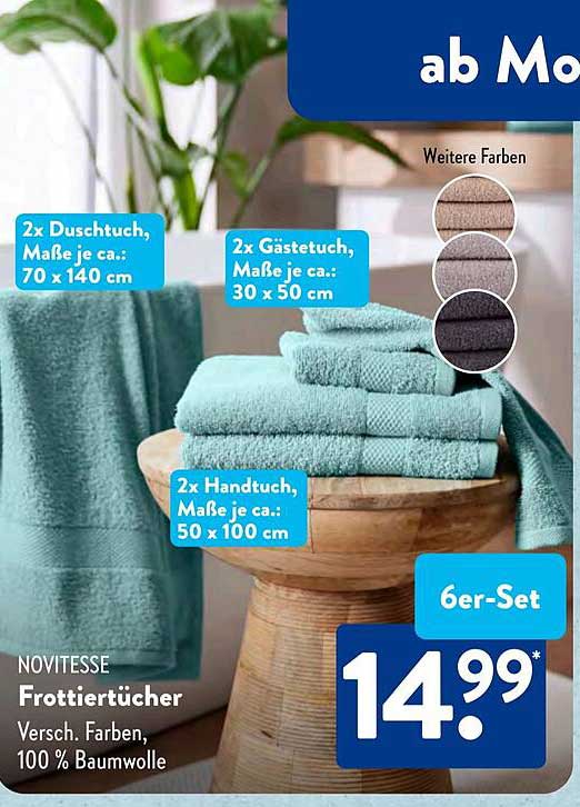 NOVITESSE Frottiertücher 6er-Set