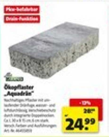 Ökopflaster „Aquadrain“