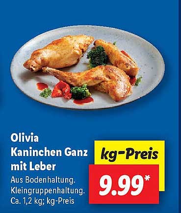Olivia Kaninchen Ganz mit Leber