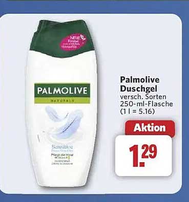 Palmolive Duschgel, verschiedene Sorten 250-ml-Flasche