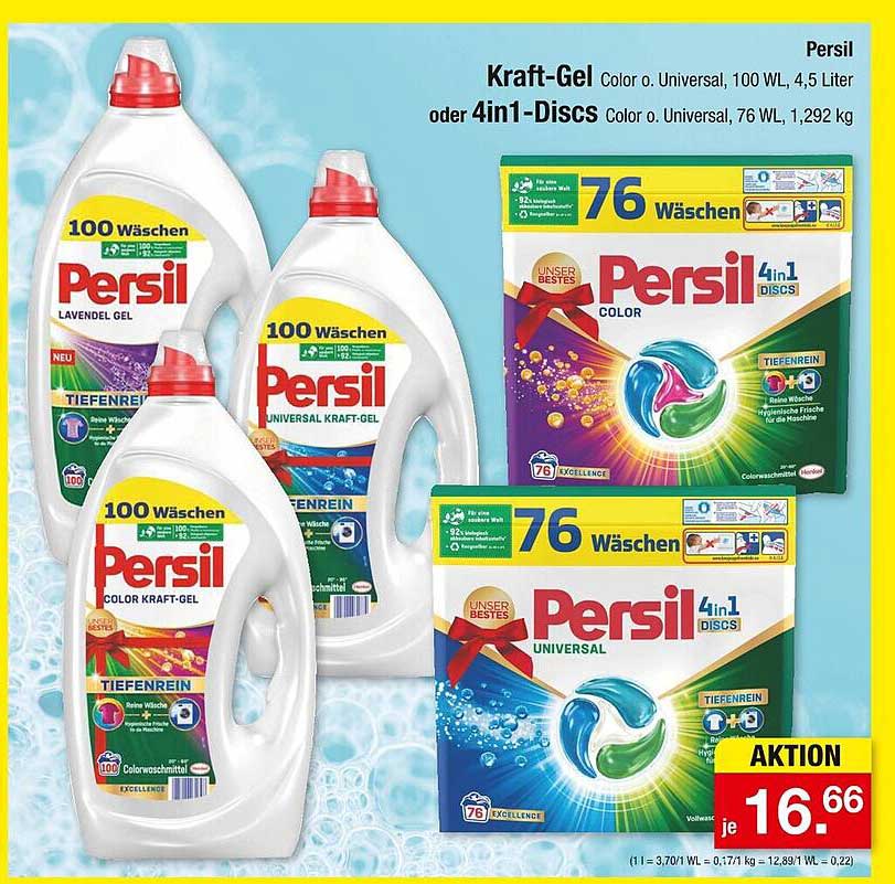Persil Kraft-Gel oder 4in1-Discs – Aktion