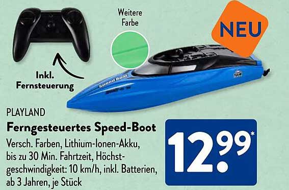 PLAYLAND Ferngesteuertes Speed-Boot