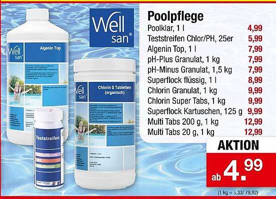 Poolpflege – Well san – Aktion vom 02.06.2025 bis 07.06.2025