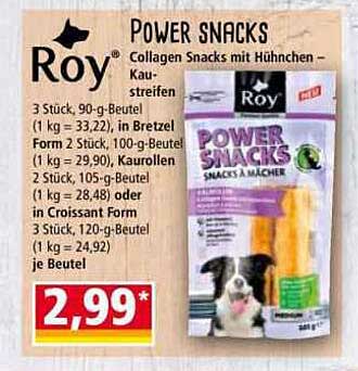 Power Snacks - Collagen Snacks mit Hühnechen – Kau-Streifen