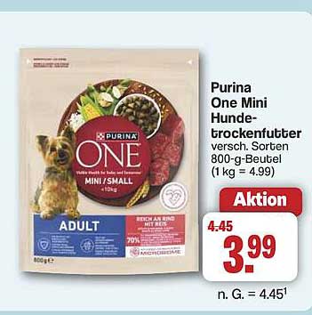 Purina One Mini Hundefutter - Aktionspreis!