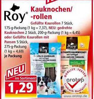 Roy Kauknochen/-rollen