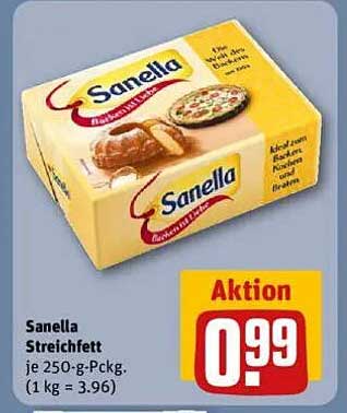 Sanella Streichfett 250 g – Jetzt im Angebot!