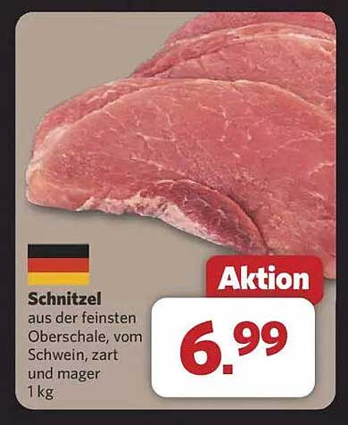 Schnitzel aus der feinen Oberschale, vom Schwein, zart und mager