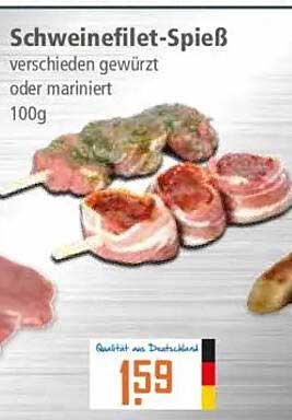 Schweinefilet-Spieß - verschieden gewürzt oder mariniert