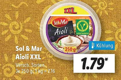 Sol & Mar Aioli XXL 250g - Verschiedene Sorten