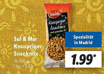 Sol & Mar Knuspriger Snackmix