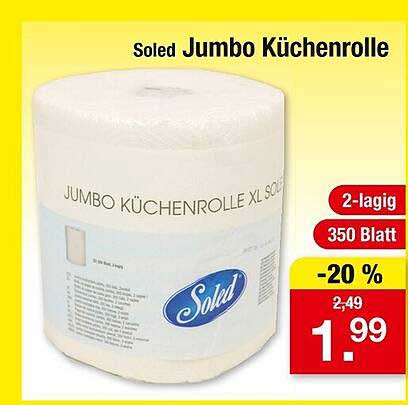 Soled Jumbo Küchenrolle XL - 20% Rabatt