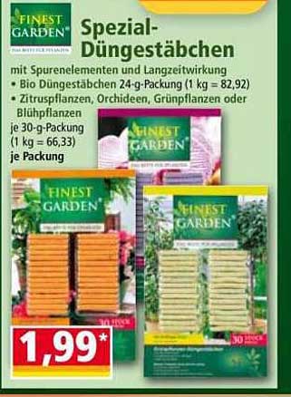 Spezial-Düngestäbchen von Finest Garden