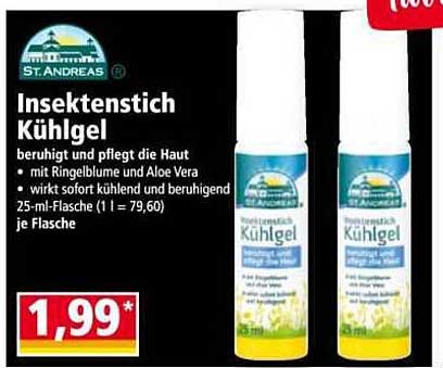 St. Andreas Insektenstich Kühlgel