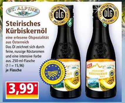 Steirisches Kürbiskernöl