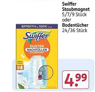 Swiffer Staubmagnet Nachfüller 5/7/9 Stück oder Bodentücher 24/36 Stück