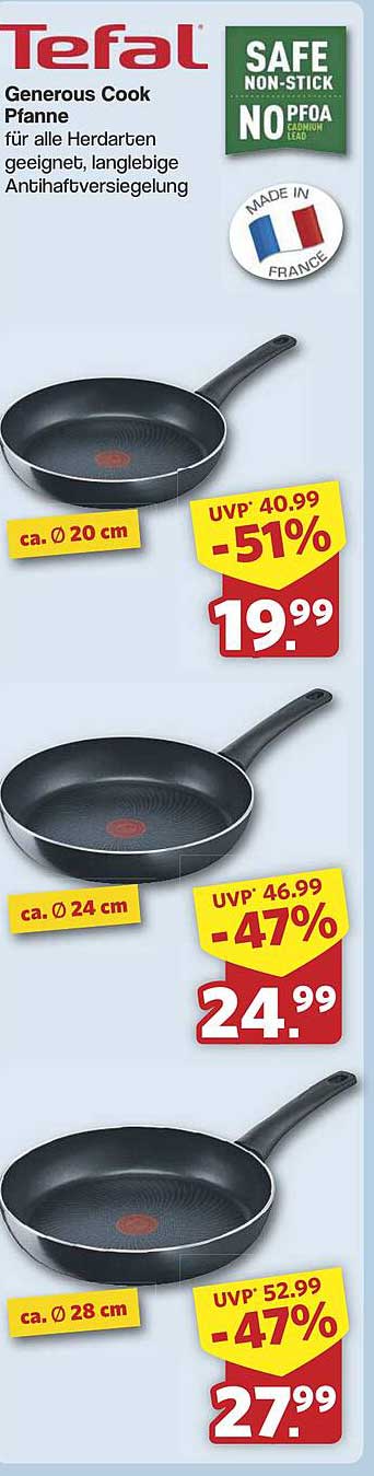 Tefal Generous Cook Pfanne – Hochwertige Antihaftpfanne für alle Herdarten
