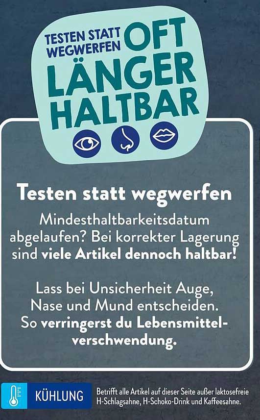 Testen statt wegwerfen – Oft länger haltbar!