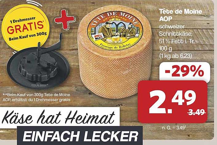 Tête de Moine AOP Schweizer Schnittkäse