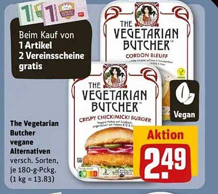The Vegetarian Butcher Vegane Alternativen - Aktionsangebot