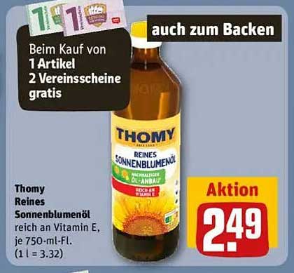 Thomy Reines Sonnenblumenöl 750 ml