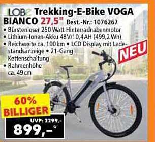 Trekking-E-Bike VOGA BIANCO 27,5"