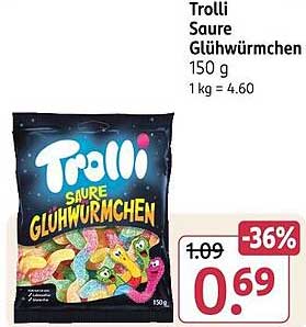 Trolli Saure Glühwürmchen 150 g