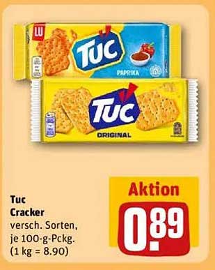 Tuc Cracker - Verschiedene Sorten je 100-g-Pckg.