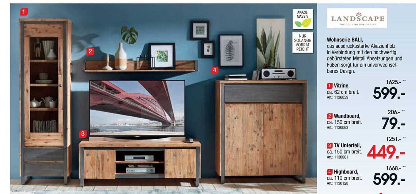 TV Unterteil aus der Wohnserie BALI