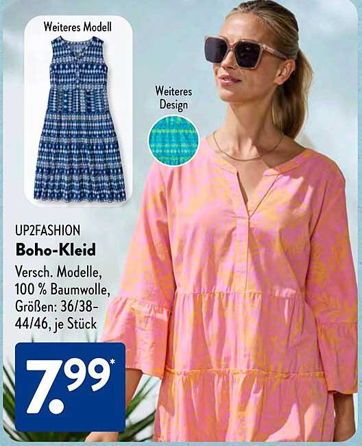 UP2FASHION Boho-Kleid in verschiedenen Modellen