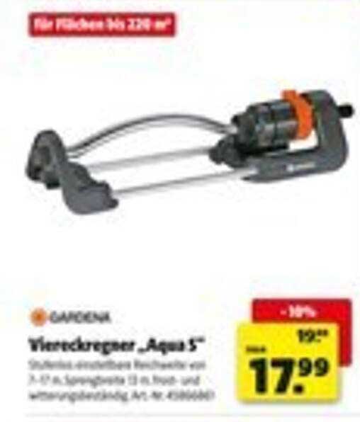 Viereckregner „Aqua 5“