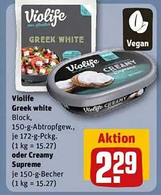 Violife Greek White Block oder Creamy Supreme