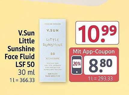 V.Sun Little Sunshine Face Fluid LSF 50 - 30 ml