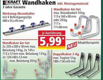 Wandhaken - praktisch und vielseitig