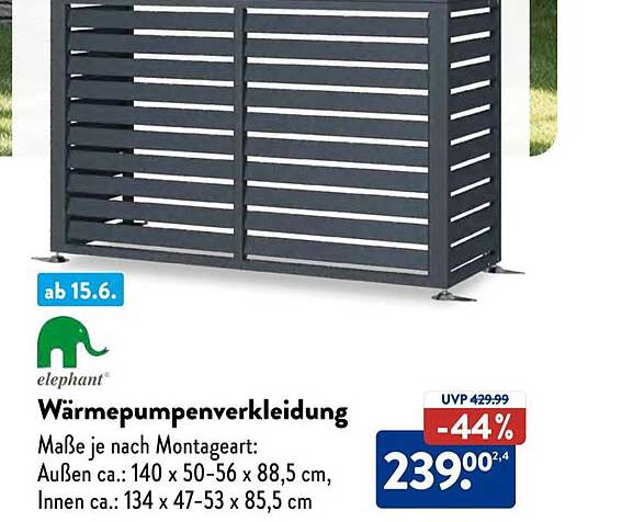 Wärmepumpenverkleidung von elephant