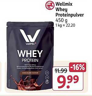 Wellmix Whey Proteinpulver 450 g