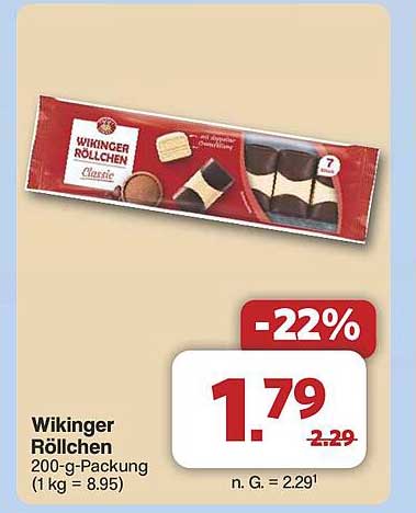 Wikinger Röllchen 200-g-Packung