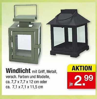 Windlicht mit Griff, Metall, verschieden Farben und Modelle