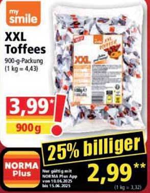 XXL Toffees 900-g-Packung - jetzt 25% günstiger!