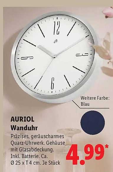 AURIOL Wanduhr