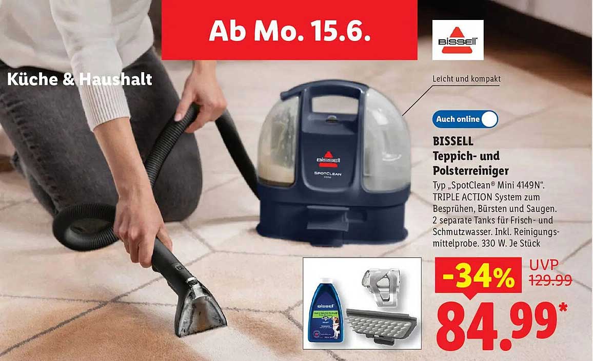 BISSELL Teppich- und Polsterreiniger