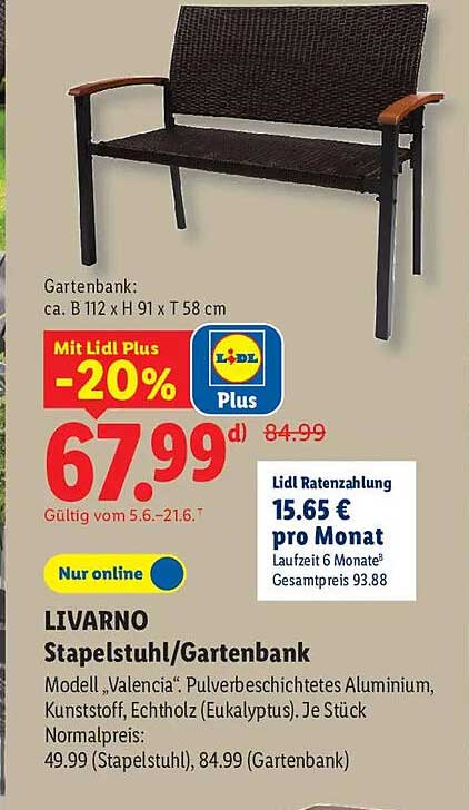 Gartenbank. ca. B 112 x H 91 x T 58 cm