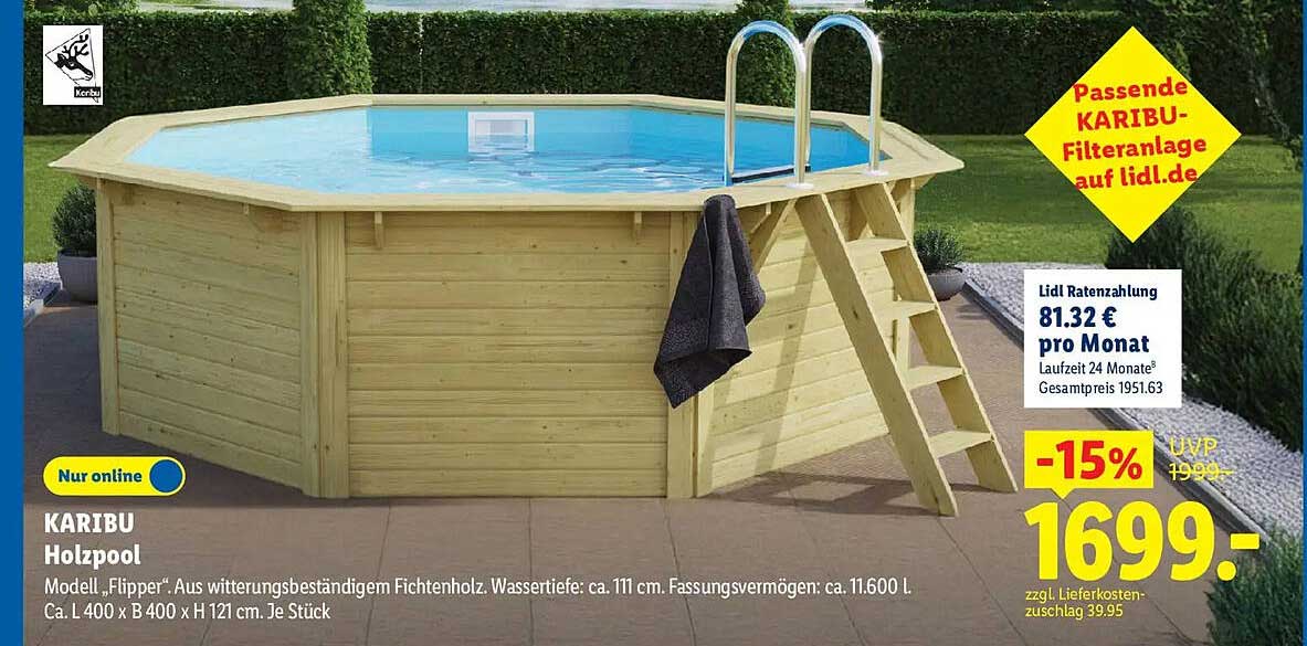 KARIBU Holzpool