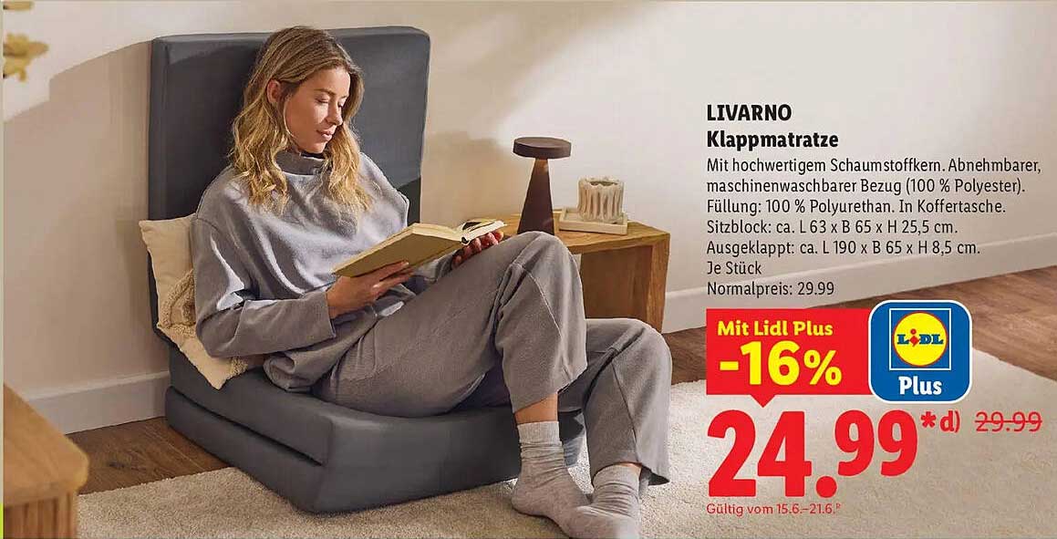 LIVARNO Klappmatratze